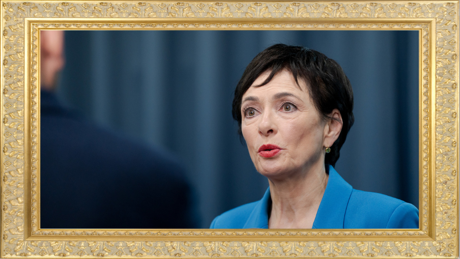 «Kommunikation ist meine Leidenschaft»: Die Aargauer Mitte-Ständerätin bezeichnet ein Bild von Viola Amherd fälschlicherweise als gefälscht. Bild: Keystone/eigene Montage