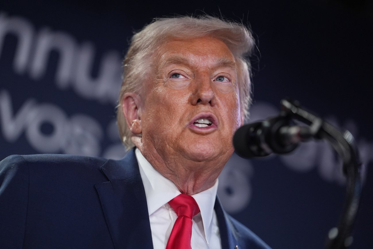 Gottlieb F. Höpli über die Rede von US-Präsident Donald Trump am Weltwirtschaftsforum in Davos und Linke, die sich als Patrioten aufspielen. Bild: Keystone