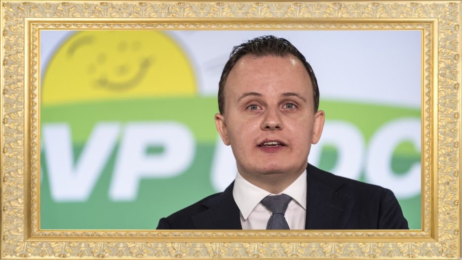 Der Oberwalliser Grossrat Romano Amacker kämpft mit marktwirtschaftlichen Argumenten gegen die Einführung einer staatlichen Gebäudeversicherung im Kanton Wallis. Bild: Keystone / Nebelspalter