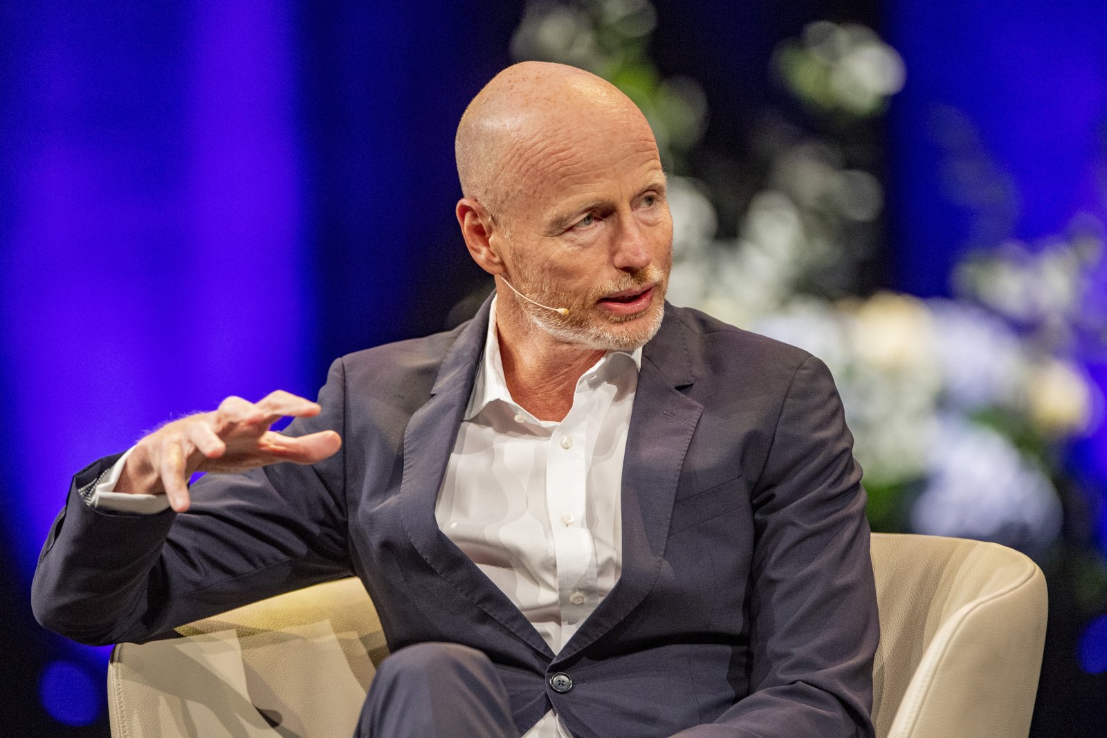 Marc Walder beim Swiss Media Forum im KKL in Luzern. (Bild: Keystone/Urs Flueeler)
