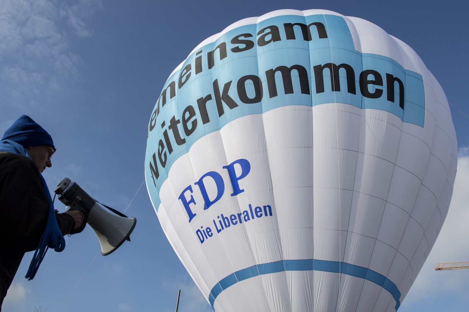 Gibt es bei der FDP noch echten Liberalismus oder doch nur heisse Luft? (Quelle: Keystone)