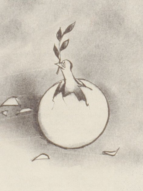 Detailansicht aus der Karikatur von Horst Haitzinger aus dem Nebelspalter Nr. 17/1971