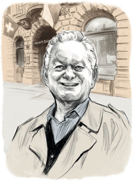 «Sehr vielen heutigen Managern fehlen Demut und Bescheidenheit»: Heinz Hofmann. Illustration: Adrian Jain