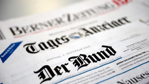 Die 170-jährige liberale Berner Tageszeitung  «Der Bund» verliert auch den letzten Rest ihrer Unabhängigkeit. (Bild: derbund).