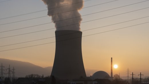 Zurück in die Zukunft. Schweizer AKW am Netz. Je länger, desto besser. (Bild: Keystone)
