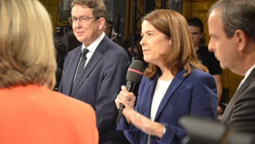 Petra Gössi nach der verlorenen Parlamentswahl 2019. (Bild: Hadi, CC-Lizenz)