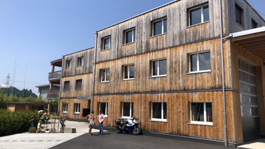 «Lernraum zum Eintauchen»: Projektorientierte Privatschule in Uznach (SG). (Bild: D. Wahl)