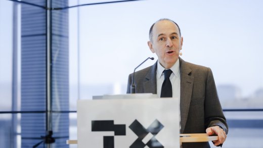 Bezog trotz Rekordgewinnen Corona-Hilfsgelder: TX-Group-Präsident Pietro Supino an der Bilanzmedienkonferenz vom 10. März 2022.