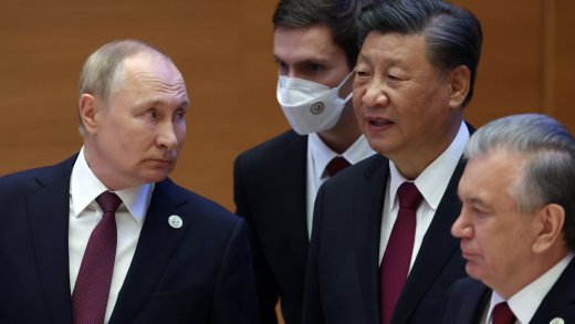 Wladimir Putin und Xi Jinping: Die Anführer des «Blocks der Bestraften». (Bild: Keystone)