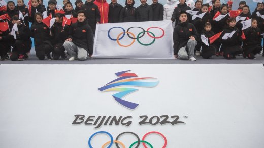 Muss man als Schweiz natürlich boykottieren: Die Winterspiele 2022 in Peking. Foto: Keystone