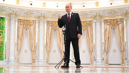 Soll befriedet werden: Präsident Putin. Bild: Keystone-SDA