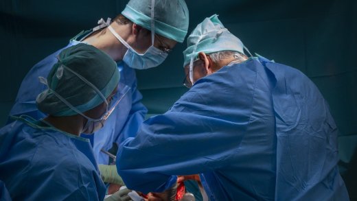 Organtransplantation am Universitätsspital Lausanne. Bild: Keystone