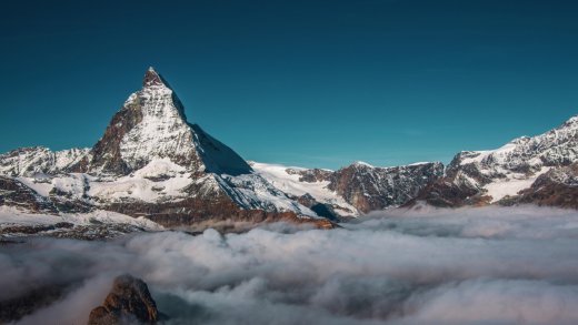 Das Matterhorn. Inbegriff des schweizerischen Radikal-Realismus. An diesem Berg kommt niemand vorbei.