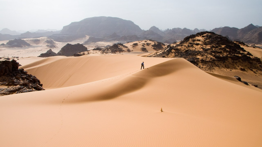 Vor einigen Jahrtausenden war die Wüste Sahara vermutlich eine grüne Savanne. Bild: CC