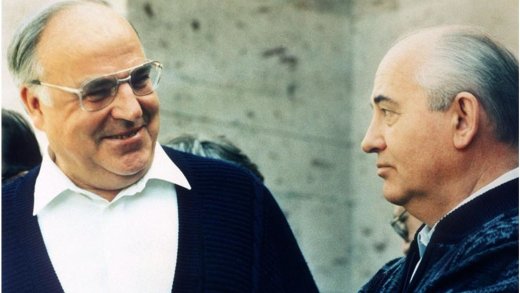 Helmut Kohl und Michail Gorbatschow.