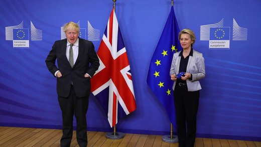Brexit-Britannien darf keinen Erfolg haben: Boris Johnson und Ursula von der Leyen. Bild: Shutterstock