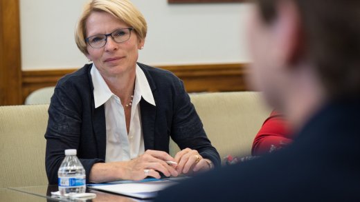 Staatssekretärin Livia Leu hat den EU-Botschafter zu einem Gespräch getroffen. Bild: Gemeinfrei