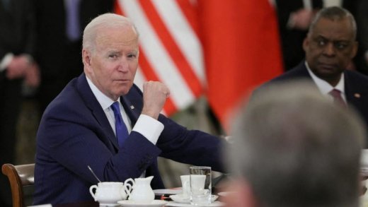 Joe Biden, Präsident der USA, in Polen.