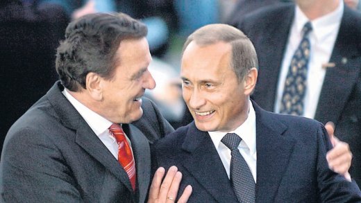 Beste Freunde: Der ehemalige Bundeskanzler Gerhard Schröder und der russische Präsident Wladimir Putin.