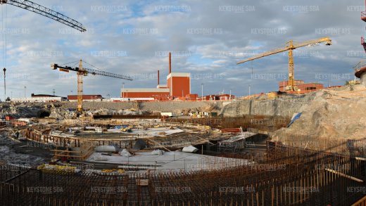 Der Bau des Kernkraftwerks Olkiluoto-3 in Finnland dauerte 17 Jahre – weit mehr als der Durchschnitt neuer Werke. Bild: Keystone