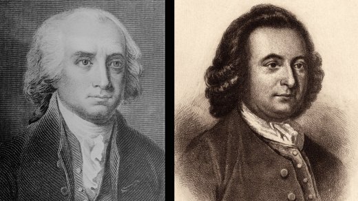 Zwei liberale Kolosse: James Madison, vierter Präsident der USA – und Goerge Mason, Erfinder der individuellen Freiheitsrechte. Fotos: Keystone/Wikipedia