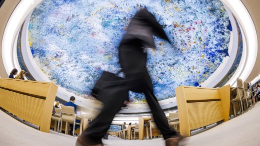 Wegen seiner internationalen Organisationen bei Spionen beliebt: Der UN-Menschenrechtsrat in Genf. Bild: Keystone-SDA