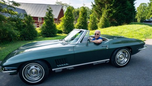 Joe Biden und seine Corvette. «Diese Garage ist sehr verschlossen».