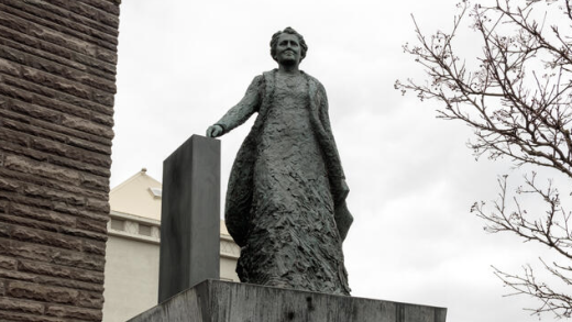 Eine wertkonservative Frauenrechtlerin: Statue von Bjarnason in Reykjavik.