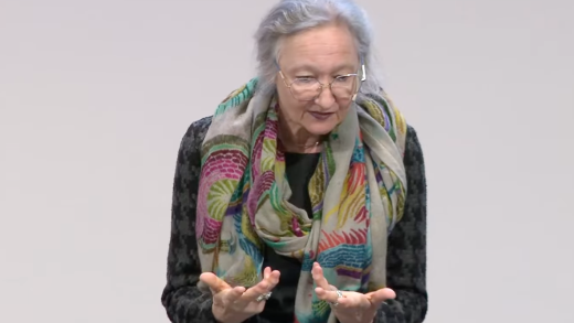 Barbara Zibell an der Veranstaltung der ETH in Zürich. (Screenshot YouTube: fi.)