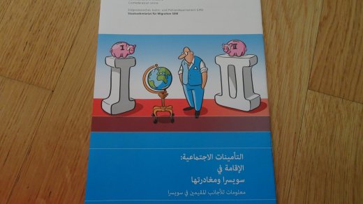 Erste und Zweite Säule auf arabisch Bild: Beni Frenkel