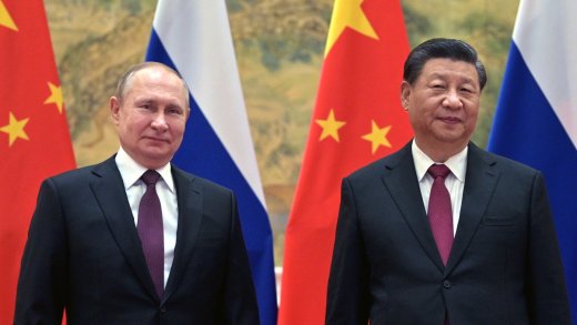 Wladimir Purin und Xi Jinping: Das 21. Jahrhundert bringt wieder die Auseinandersetzung zwischen freier und totalitärer Welt. (Bild: Keystone)