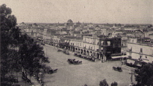 Mexiko-Stadt zur Zeit der mexikanischen Revolution. Bild: Wikimedia-Commons