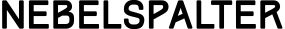 Nebelspalter Print Logo